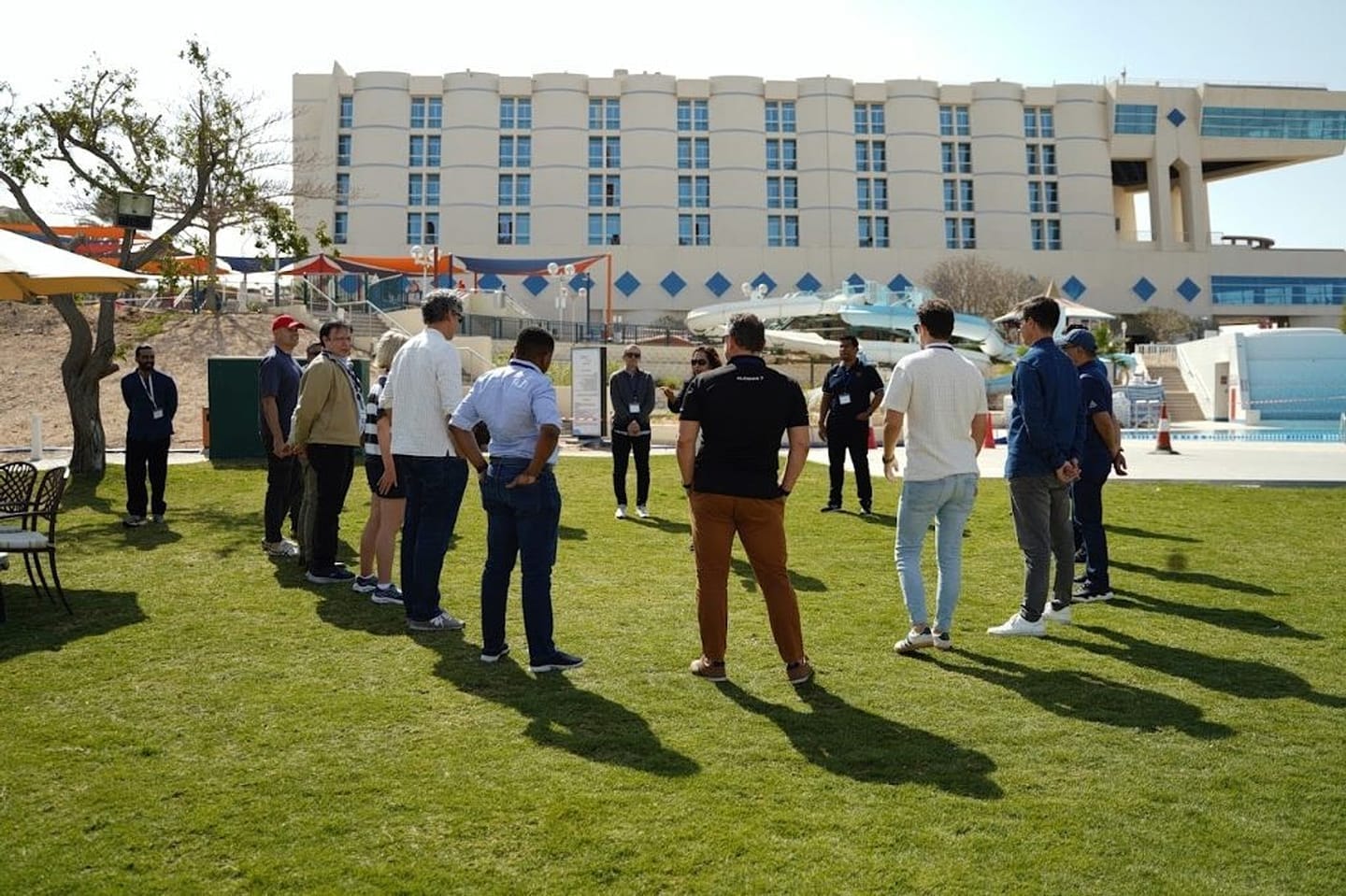 Corporate outdoor engagement and team dynamic experience